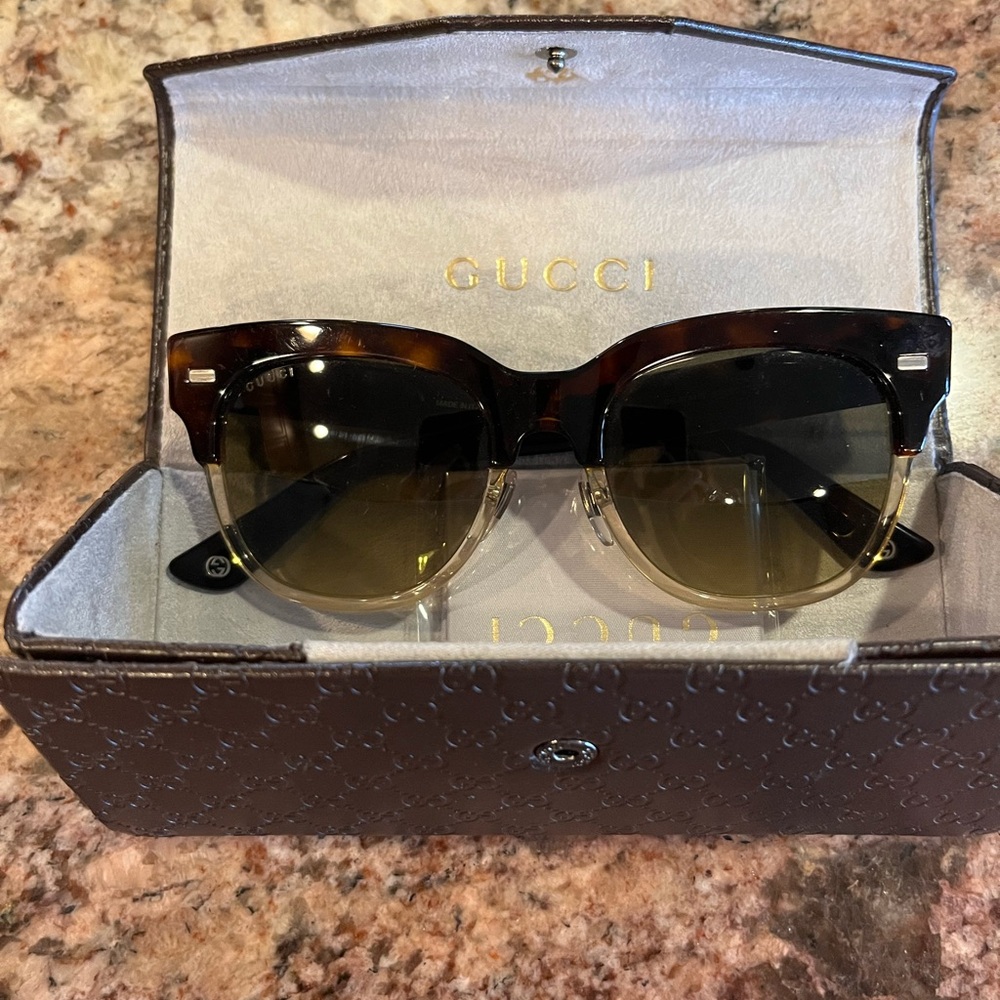 Gucci Tortoise Shell Sunglasses